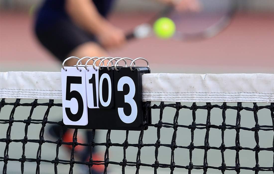 Match Tuff Ez-Score Plus Portable Tennis Score Keeper (0-7) | EZ-Flip | Outdoor/Indoor : Sports & Outdoors