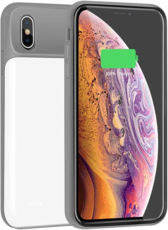 Amazon Com Anzoron Battery Case For Iphone Xs Max 4000 Mah