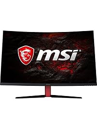MSI Full HD Gaming Red LED Non-Glare Super Narrow Bezel 1ms 2560 x 1440 144Hz Refresh Rate FreeSync 32&rdquo; Curved Gaming Monitor (Optix AG32CQ)