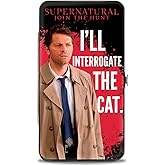 Buckle-Down Women's Hinge Wallet-Supernatural