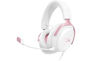 HyperX Cloud III – Wired Gaming Headset, PC, PS5, Xbox Series X|S, Angled 53mm Drivers, DTS, Memory Foam, Durable Frame, Ultr