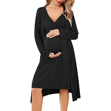 Amazon Best Sellers: Best Maternity Nursing Sleep Shirts & Nightgowns
