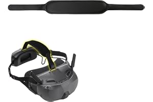 3TVol Easy Wear Strap Soft Top Headband for DJI N3 Goggles with Soft Foam Padding Head Brace Belt & Comfort PU Leather Decomp