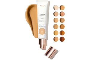 TOTY. Toty by Sofia Vergara - lumina CC Cream SPF 50+, 100% Mineral Color Correcting Cream - Medium Coverage Foundation & Broad Spectrum Sunscreen for Face - Non Comedogenic - 3W TAWNY BEIGE