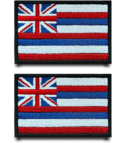 Sew On State Patch Hawaii State Shield Patch - 3x3.5 Inch - Foto 8