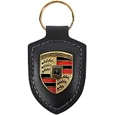 Porsche Genuine Key Chain Ring Vehicle Keys Crest Keyfob