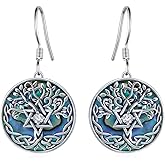 Star of David Earrings 925 Sterling Silver Jewish Star Dangle Earrings Jewish Jewelry Gifts for Women