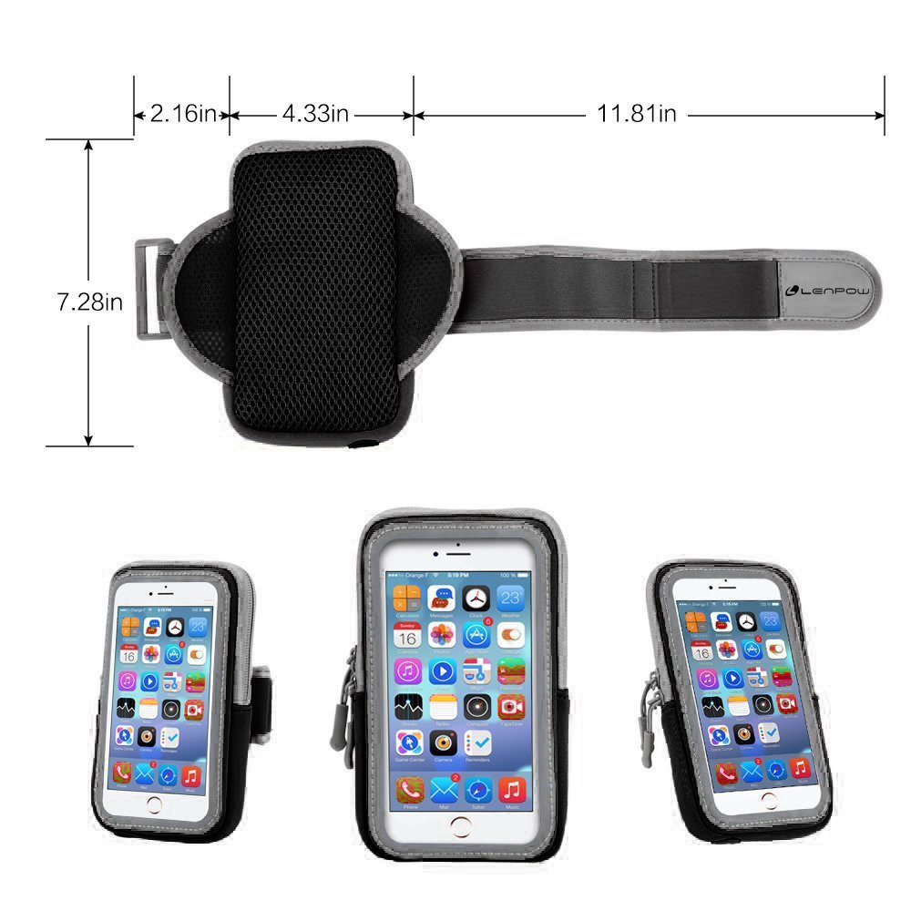 Sports Armband,Firstbuy Sweatproof Running Armband outdoor sports GYM Fitness cell phone case Key Holder Wallet Card Slot for iPhone 7Plus 7 6Plus 6s Plus