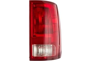 Dependable Direct Right Passenger Side Tail Light Lens & Housing for 2009-2017 Dodge Ram 1500 and 2010-2017 RAM 2500, 3500 - CH2819124 - Does not include bulb
