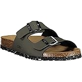 CMP ECO THALITA Men’s Eco-Friendly Cork Sandals – Recycled Materials, Double Buckle Slip-On, Suede Footbed Comfort. Sustainable Italian Comfort for Everyday Wear from Europe