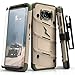 ZIZO Bolt Series Samsung Galaxy S8 Plus Case Military Grade Drop Tested with Tempered Glass Screen Protector Holster TAN CAMO Green