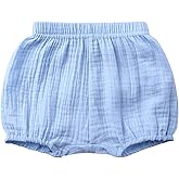 Century Star Baby Bloomers for Toddler Diaper Covers for Girls Ruffle Baby Shorts Infant Solid Underwear Newborn