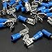 Lucksender 100PCS Piggyback Spade Crimp Terminal Connector 0.5-6.0mm? 10-22AWG by Lucksender