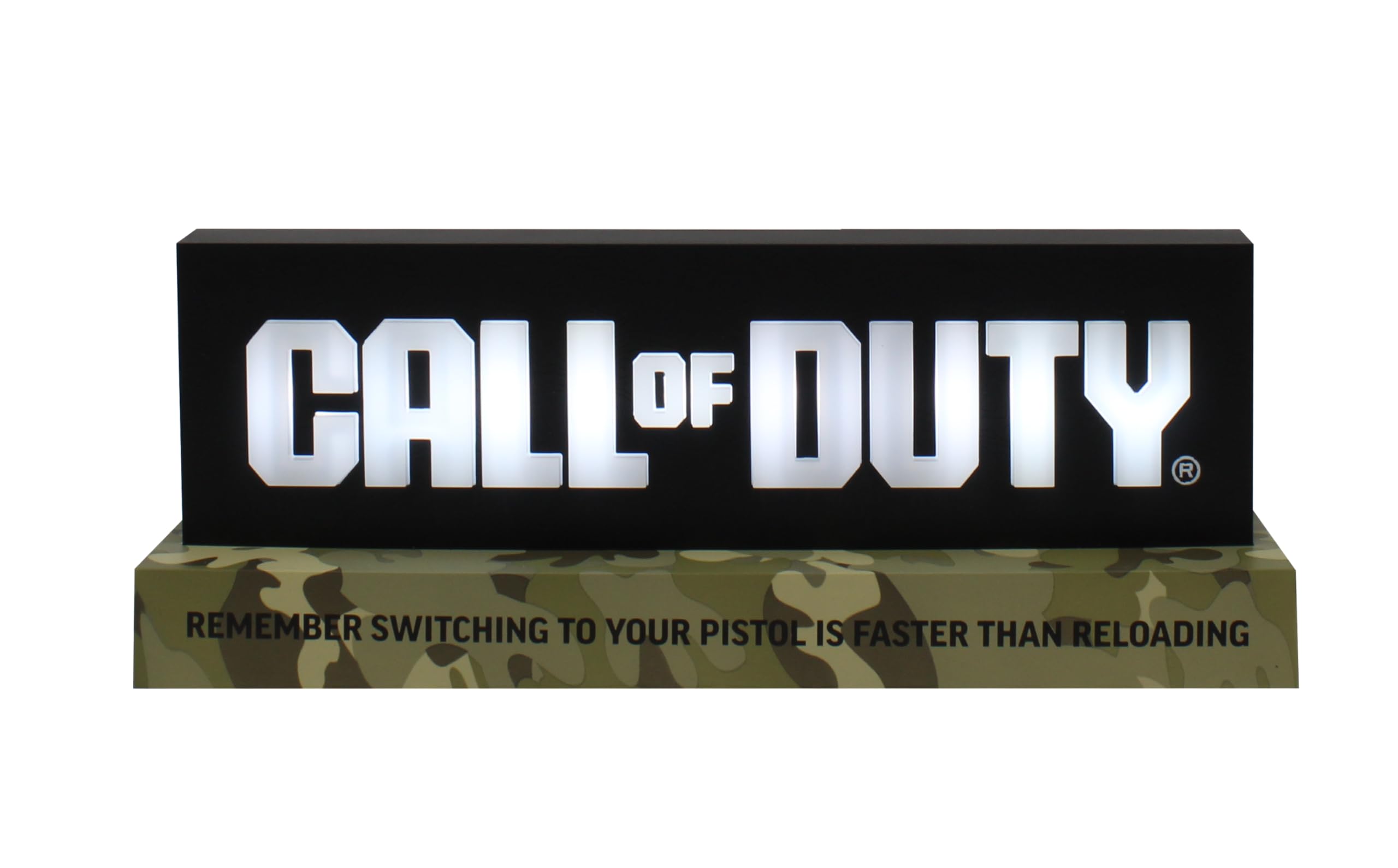Neamedia The Character Company Call of Duty Logo Light, Official Licence, LED Living Room or Office Lamp, Compatible with Mobile, XBox, PS5 and PC, Gift Idea