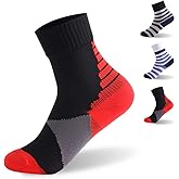 RANDY SUN Waterproof Socks, Boys Outdoor Sports Sock For Hiking/Ski/Fishing 1 Pair