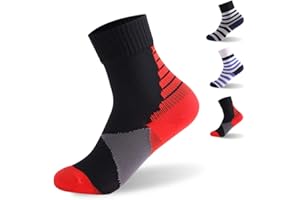 RANDY SUN Waterproof Socks, Boys Outdoor Sports Sock For Hiking/Ski/Fishing 1 Pair