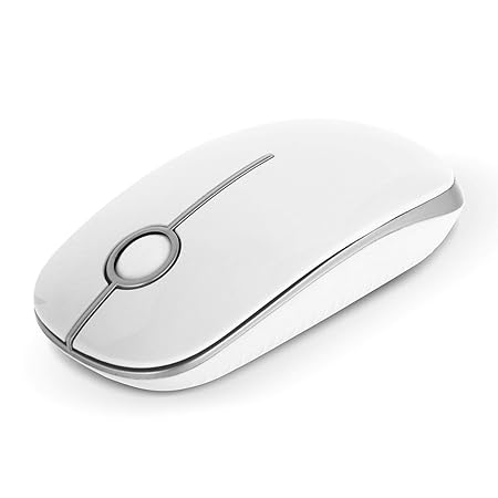 Jelly Comb Kabellose Maus, 2.4G Maus Schnurlos Wireless Kabellos Optische Maus mit USB Nano Empfänger für PC/Tablet / Laptop 