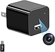 Spy Hidden Camera Full HD 1080P Mini Hidden Nanny Cam USB Wall Charger Surveillance Camera