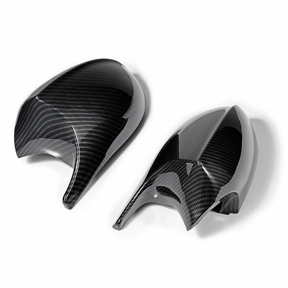 Photo 1 of Mactoom Mirror Cap Covers Compatible with BMW E90 E91 2008-2011,E92 E93 2010-2013, E87 2008-2011,E81 2010-2012,E82 E88 2010-2013,Direct Replacement Door Rear Side Mirror Cover Cap (Carbon Fiber Look)