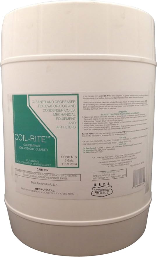 Rectorseal 82614 5Gallon CoilRite Coil Cleaner Home