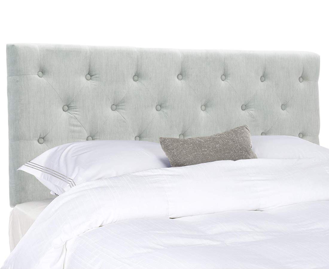 Best tufted queen headboard blue
