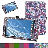 Insignia NS-P08A7100 Case,Mama Mouth PU Leather Folio 2-folding Stand Cover with Stylus Holder for 8