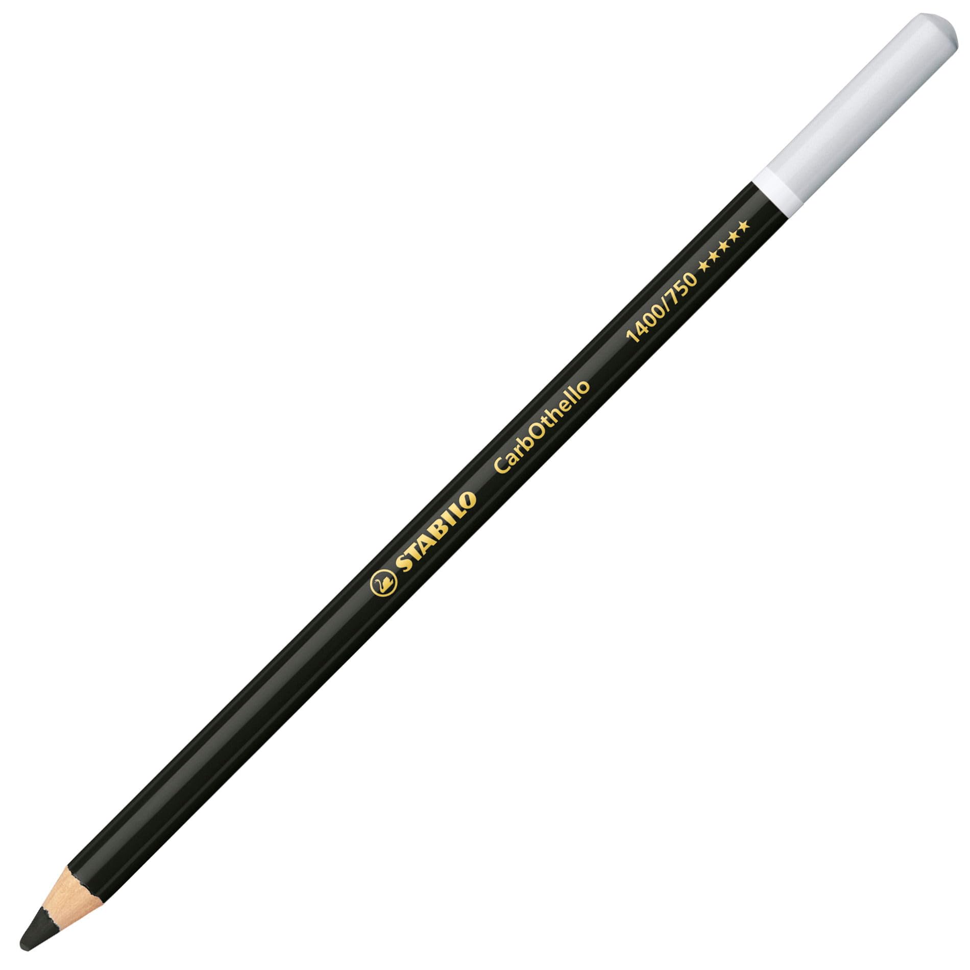Chalk-Pastel Pencil - STABILO CarbOthello - Pack of 1 - Neutral Black