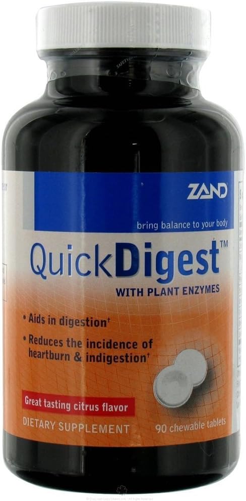 Zand, Quick Digest, Citrus Flavor, 90 Chewable Tablets
