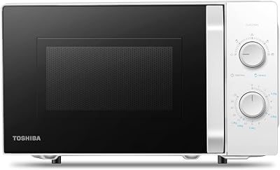 MW2-MM20P(WH) Standard Mikrowellenherd, 20 Liter, 800 W, 5 Leistungsstufen mit praktischer Auftaufunktion, LED Innenbeleuchtung, weiß