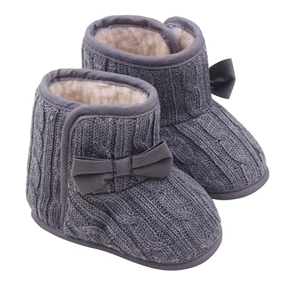 Soft Sole Baby Girl Snow Boots with Bowknot Anti Kuwait Ubuy