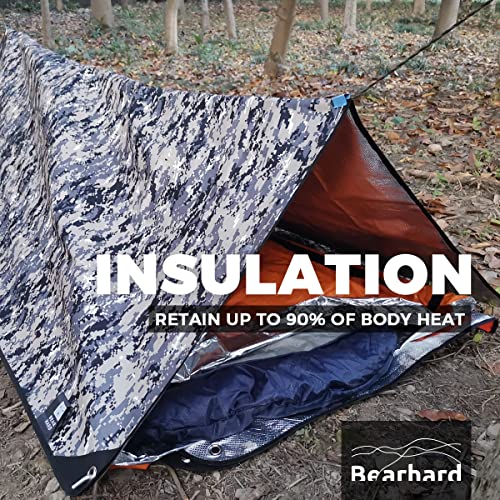 Bearhard 3.0 Heavy Duty Emergency Blanket, Emergency Tarp, Insulated