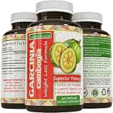 100% PURE GARCINIA CAMBOGIA EXTRACT âœ¿ Potent HCA âœ¿ Weight loss pills + Appetite Suppressant âœ¿ Best Supplement for men and women - premium mg Capsules that work FAST - California Products 60capsules