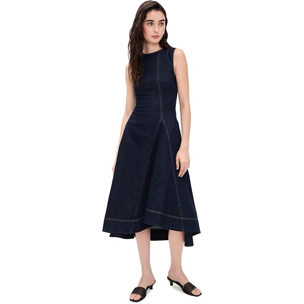 ALIGNE Women's Liberty Denim Midi Dress