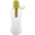 Bobble Classic Water Bottle, Filtered Water, BPA-Free Reusable Bottle, Soft Touch Carry Cap with Replaceable Carbon Filter for Sustainable Water and Hydration 18.5 oz (Lime)