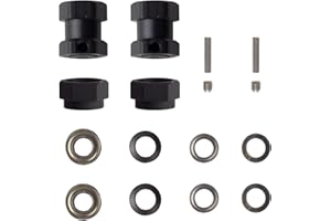 HOBOHY Aluminum 12MM Wheel Hex Drive Hub Adaptor for Tamiya Grasshopper RC Car Chassis Replacement Upgrades Parts 4Pcs
