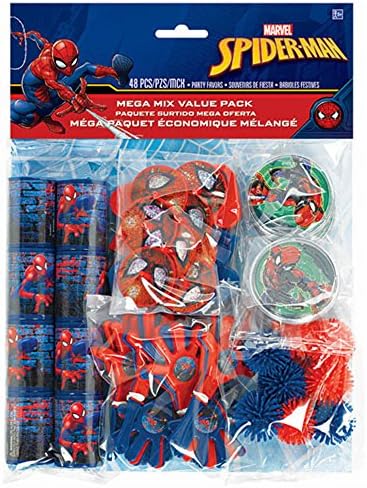 Spider-Man 'Webbed Wonder' Favor Pack (48pc)