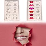 Zveniy 4 Pcs Lip Tattoo Skin Latex Sheet Light Brown Microblading Practice view 5