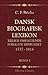 Dansk biografisk lexikon, tillige omfattende Norge for tidsrummet 1537 - 1814: Bind 1. Aaberg - Beau by Carl Frederik Bricka
