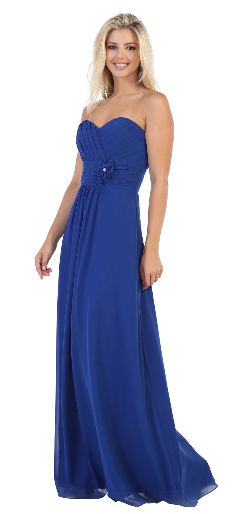 May Queen MQ875 Simple Bridesmaids Long Dress