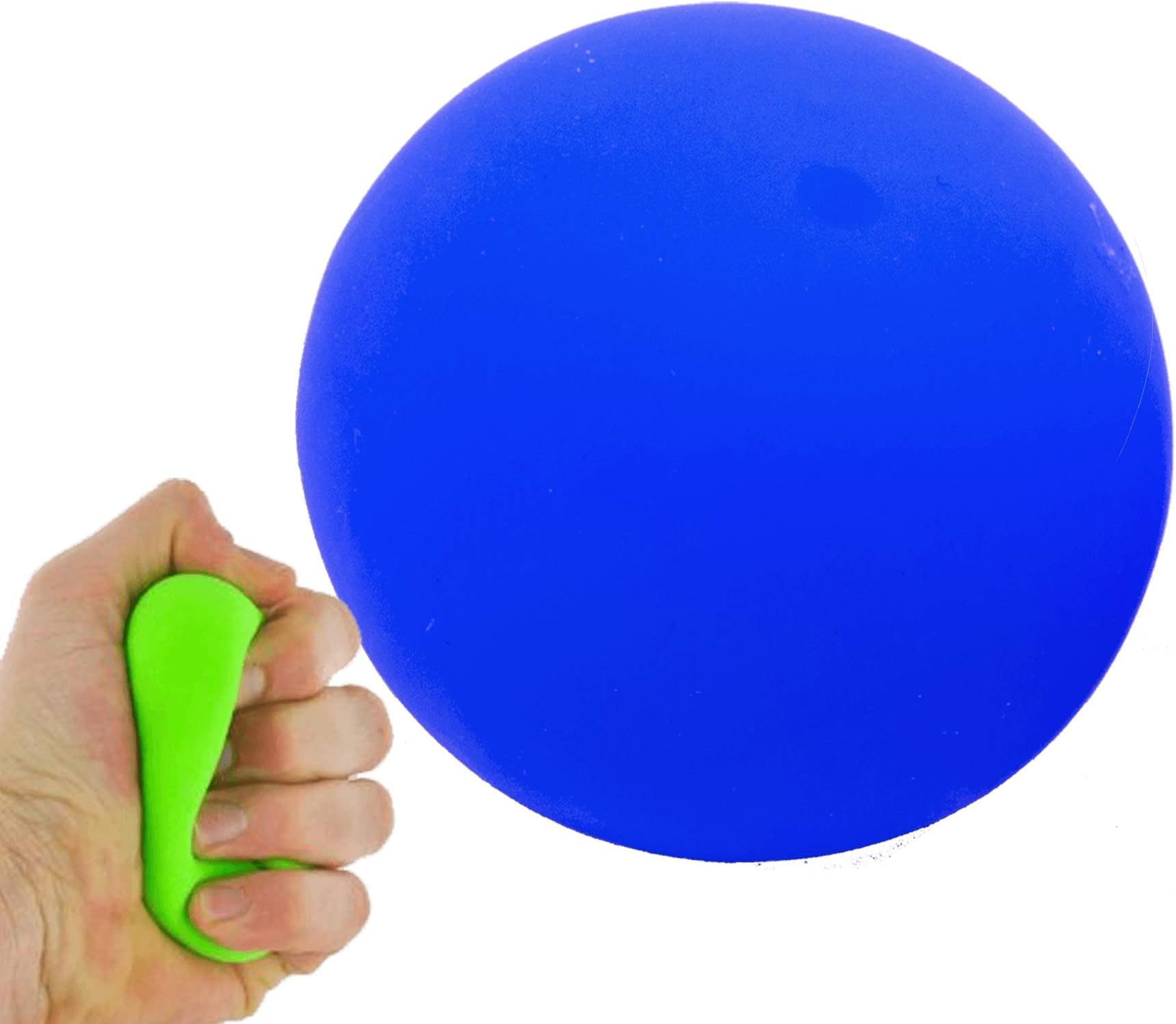 Gifton® - Real Anti Stress Ball - Cool Squeeze Colorful Silicone Sensory Soft Anxiety Relief Toy for Exercising or Strengthening Hand and Wrist (Size 5.5cm) – One Supplied