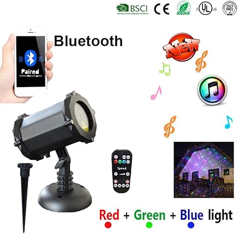 christmas lights with bluetooth speakers
