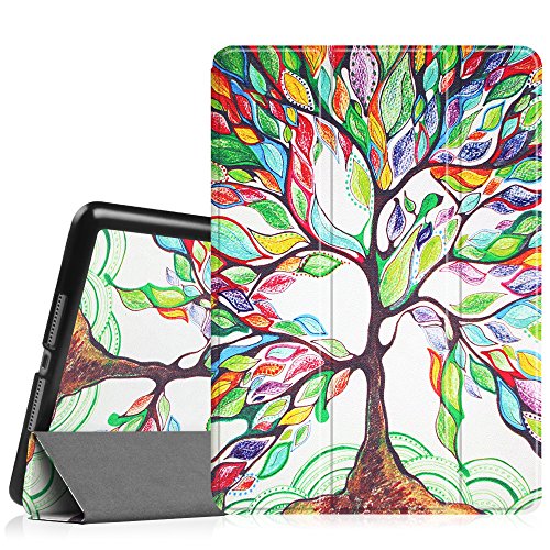 Fintie iPad Air 2 Case (2014 Release) - [SlimShell] Ultra Lightweight Stand Smart Protective Cover with Auto Sleep/Wake Feature for Apple iPad Air 2, Love Tree