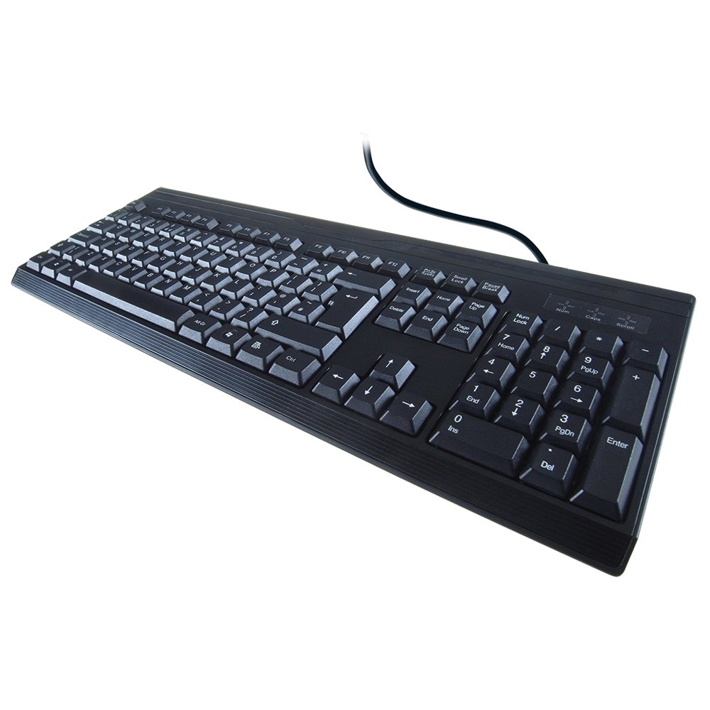 connektgear Computer Gear USB Standard Keyboard 24-0232,Black