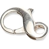 925 Sterling Silver Figure Eight Infinity Lobster Clasp 15MM - CRAFT WIRE | 925 Sterling Silver Figure Eight Infinity Lobster Clasp, Sterling Silver Clasp, Connector for Necklace &amp; Bracelet Made in USA