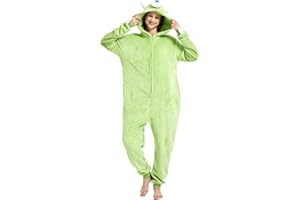 Yemnut Snug Fit Adult Unisex Onesie Cosplay Costume，One Piece Pajama Halloween Homewear Suit for Women and Men