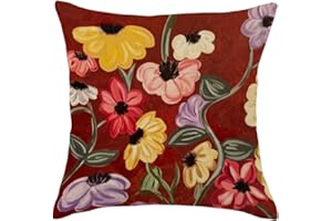 Bzelkry Flower Pillow Cover, Surprise Song Piano Floral Inspired Throw Pillow Covers, Fans Merch Birthday Gifts 18x18 Inches