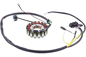 WQSING Stator Coil Compatible with Polaris Sportsman 700 MV7 2005 Sportsman 700 2004-2006 Sportsman 600 Twin 2004 4010901 21-558 ATV Generator Magneto
