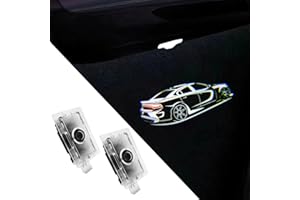 uuakarin 2 PCS Car Door Logo Lights Compatible for Charger 2010-present Courtesy LED Ghost Shadow Light Projector Lamps Accessories(Muscle)