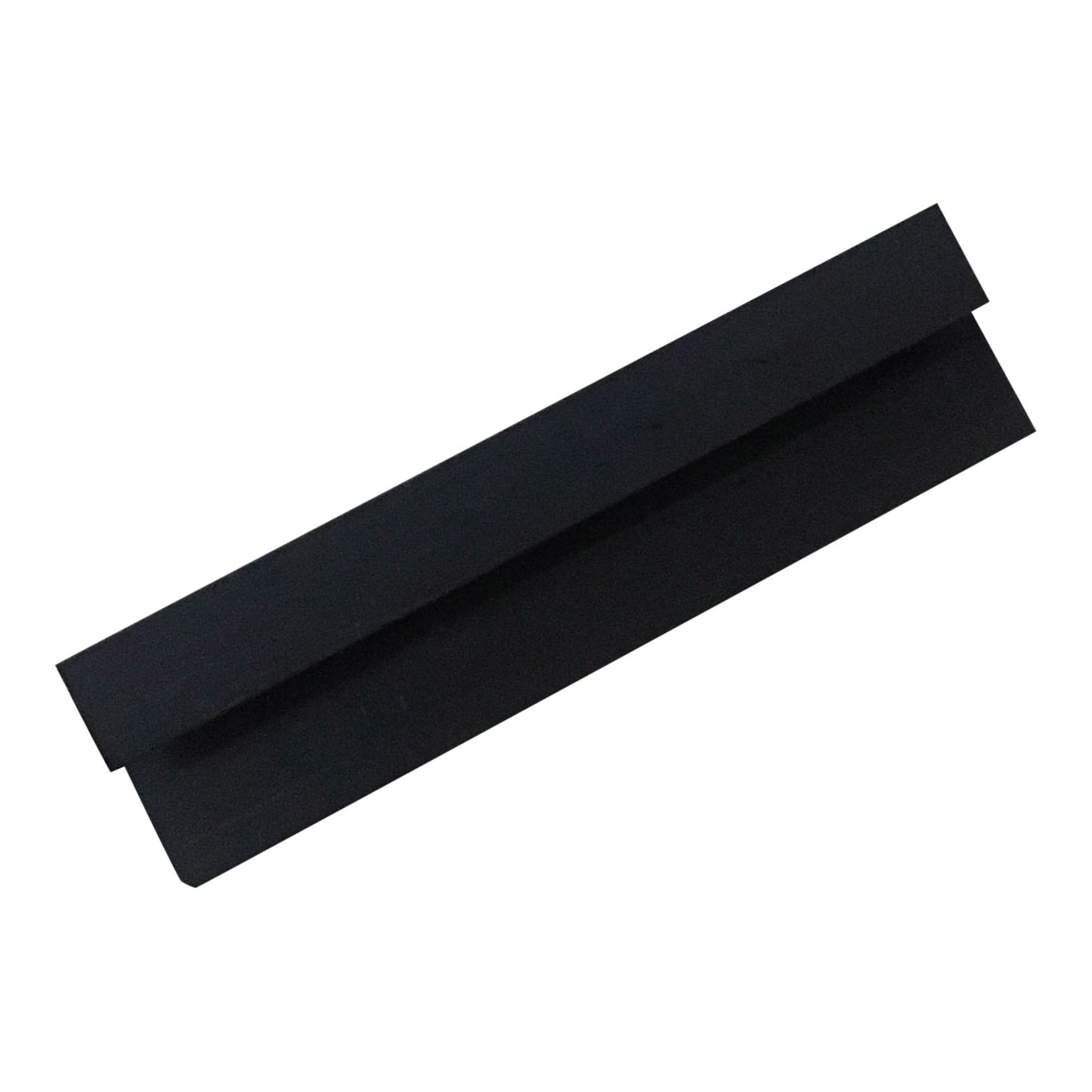DBS Black 5mm End Cap Trim 2.6m For Wall Panels Shower Bathroom Cladding PVC