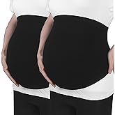 VOCOSTE 2 Pcs Maternity Belly Band, Belly Bands for Pregnant Women, Pregnancy Support Belly Belt Bands for Pregnancy and Postpartum